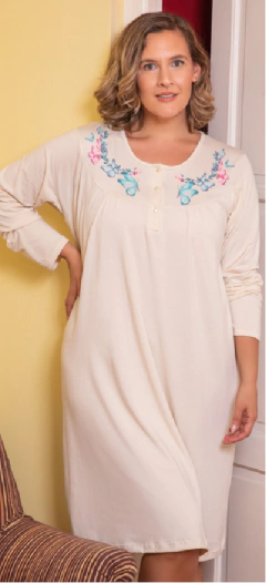 CAMISON M/LARGA CON CARTERA Y CANESU ARIANA T. 54 - 58 (23044E) en internet