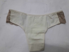 CULOTTE ALGODON Y ENCAJE (30EN) - Victoria Garrido Lenceria