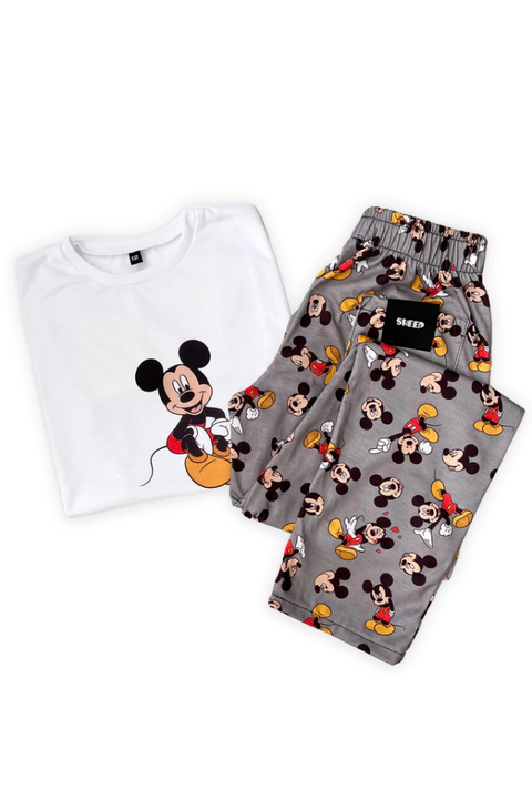 PIJAMA NENE M/CORTA P/LARGO MICKEY (SH500)