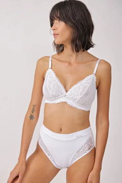 TIRO CORTO LYCRA Y PUNTILLA C/CINTURA (806D) - Victoria Garrido Lenceria