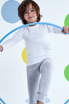 CAMISETA KIDS M/LARGA TERMICA UNISEX MICROFIBRA (7015)