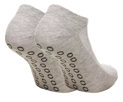 SOQUETE HOMBRE ALGODON C/ANTIDESLIZANTE PILATES YOGA (3122)