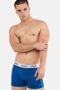 BOXER CINTURA EXPUESTA ALGODON Y LYCRA (101) - Victoria Garrido Lenceria