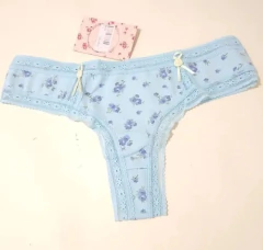 CULOTTELESS ALGODON Y LYCRA CON PUNTILLA (4472) - comprar online