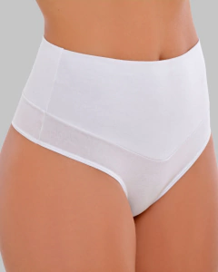CULOTELESS CON FAJA ALTA DOBLE ALGODON Y LYCRA (63307) - comprar online