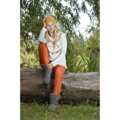 PIJAMA M/LARGA P/LARGO LARISA (Z408) - Victoria Garrido Lenceria