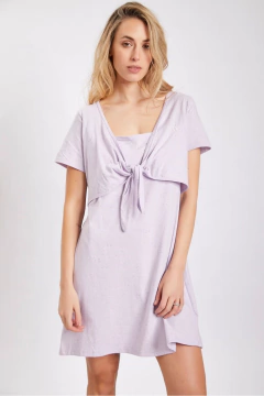 CAMISON MATERNAL M/CORTA C/NDO SWEET MOM (2692-21) - Victoria Garrido Lenceria