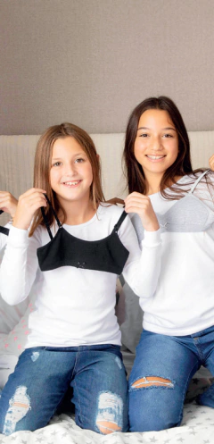 TOP NENA BASICO ALGODON Y LYCRA (6001) - Victoria Garrido Lenceria