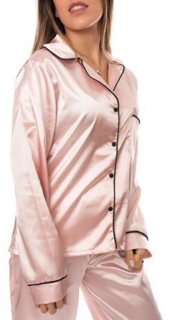 PIJAMA M/LARG P/LARGO RASO (2020) - Victoria Garrido Lenceria