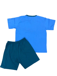 Imagen de PIJAMA HOMBRE M/CORTA P/CORTO CUELLO EN V T:46-54 (600MS)