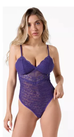 BODY ENCAJE Y TUL LABRADO HEY LOVE (2490N)