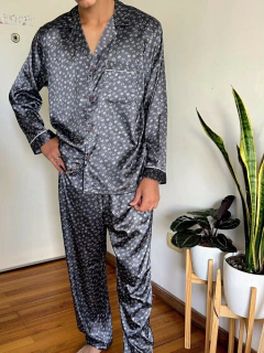 PIJAMA M/LARGA P/LARGO RASO ESTAMPADA (1-20)