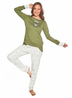 PIJAMA M/LARGA P/LARGO INTERLOCK (402S)