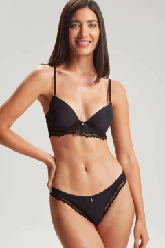 COLALESS MICROFIBRA Y PUNTILLA ODILE (7397S) en internet