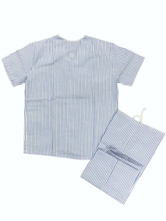 PIJAMA HOMBRE M/CORTA P/LARGO ABOTONADO T. 62 - 68 (508MEE)