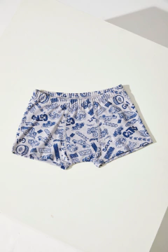 BOXER NENE ALGODON Y LYCRA ESTAMPADO CARS (9412HA) - Victoria Garrido Lenceria