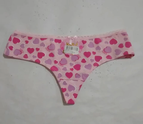 CULOTTE LESS ALG Y LYC CORAZONES (3647K)