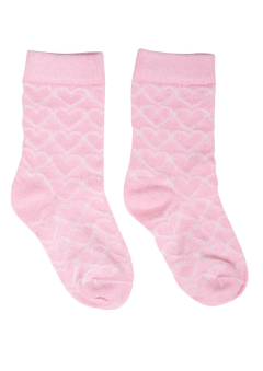 MEDIA CANA NENA CORAZONES CALADO (3674) - comprar online