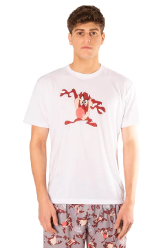 PIJAMA M/CORTA Y SHORT TAZMANIA (SH408)