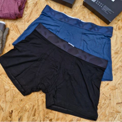 BOXER CINTURA EXPUESTA MICROFIBRA LISO (3691) - comprar online