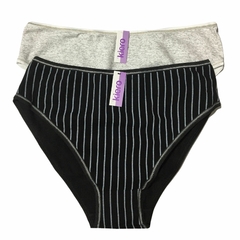 PACK X2 TIRO CORTO ALGODON Y LYCRA (6054K)