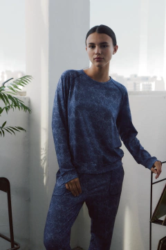 PIJAMA M/LARGA P/LARGO BABUCHA JERSEY SPUM REBECA (663-25) - comprar online