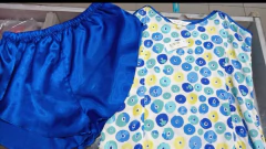 PIJAMA BRETEL FINO Y SHORT RASO ESTAMPADO (701NE)