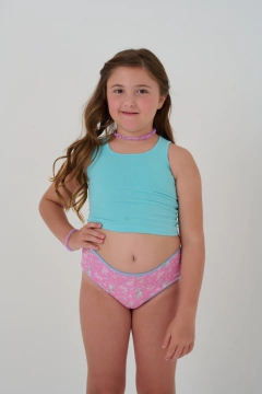 TIRO CORTO ALGODON Y LYCRA ESTAMPA GATITOS (789K) - tienda online