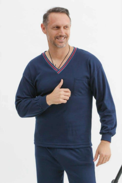 PIJAMA POLIDON ESCOTE V T ESPECIAL 56/60 (835E) - comprar online