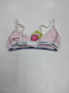 SOUTIEN ALGODON Y LYCRA RAYAS SIN ARO (4107) - comprar online