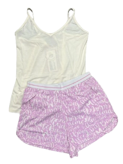 PIJAMA MUSCULOSA Y SHORT (PR10141V23)