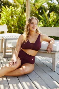 2 PIEZAS TOP Y TIRO CORTO CINTURA DOBLE CELINE (4211SY) - Victoria Garrido Lenceria