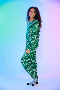 PIJAMA NENA M/LARGA P/LARGO FOR PEACE LANILLA SUBLIMADA (472-24) - Victoria Garrido Lenceria