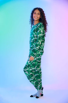 PIJAMA NENA M/LARGA P/LARGO FOR PEACE LANILLA SUBLIMADA (472-24) - Victoria Garrido Lenceria