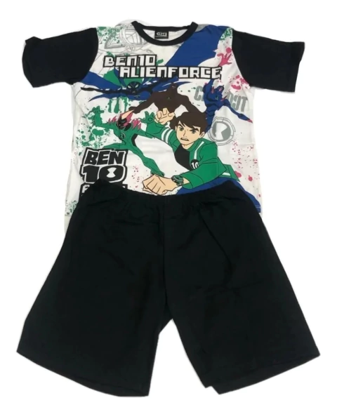 PIJAMA NENE CORTA Y SHORT BEN 10 (843-12)