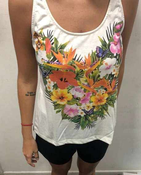 PIJAMA SIN MANGAS HAWAI (Z176)