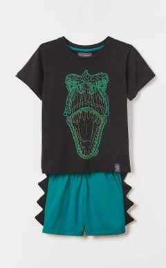 PIJAMA NENE M/CORTA P/CORTO T-REX (MB25013V22)