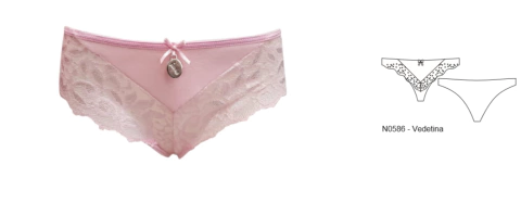 VEDETINA ALGODON CON PUNTILLA ANDREA (N0586)