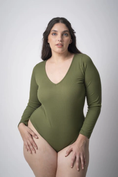 BODY M/LARGA MORLEY ESCOTE EN V URBAN (A411) - Victoria Garrido Lenceria