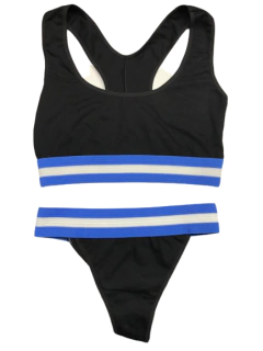 CONJ DEPORTIVO TOP Y SEMILESS ELASTICO LINEA BBB (2151G)