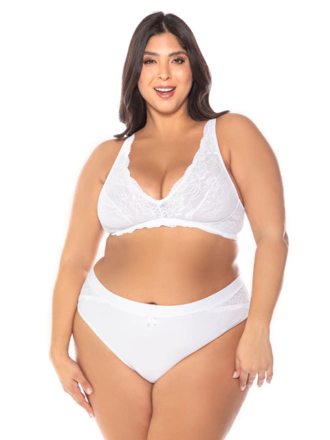 TIRO CORTO LYCRA Y PUNTILLA ELEGANCE (5568.1)