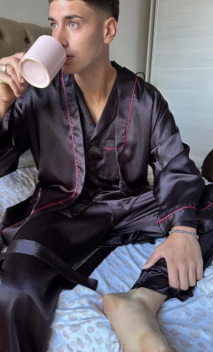 PIJAMA M/LARGA P/LARGO RASO ESTAMPADA (1-20) - tienda online