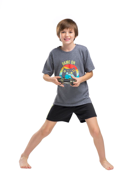 PIJAMA NENE M/CORTA Y SHORT GAME ON (MB25044V24)