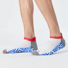 SOQUETE ALTO HOMBRE ALGODON DEPORTIVO GEOMETRICA (6446)