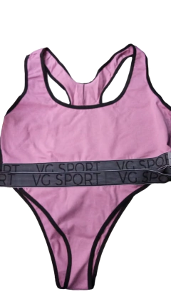 CONJ DEPORTIVO TOP Y SEMILESS ELASTICO LINEA BBB (2151G) - comprar online