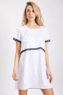 CAMISON MATERNAL MANGA CORTA (2687-20) - tienda online