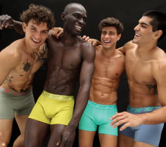 BOXER CINTURA EXPUESTA ALGODON Y LYCRA LISO T. XXXL (1387E) - comprar online