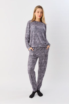 PIJAMA M/LARGA P/LARGO BABUCHA JERSEY SPUM REBECA (663-25) en internet