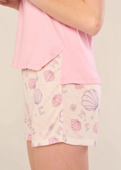 PIJAMA S/MANGAS Y SHORT SHELLDANCE (2515M) en internet