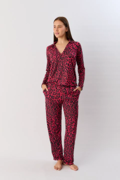 PIJAMA M/LARGA P/LARGO MODAL SOFT MALIKA MERY (9630-25) - comprar online